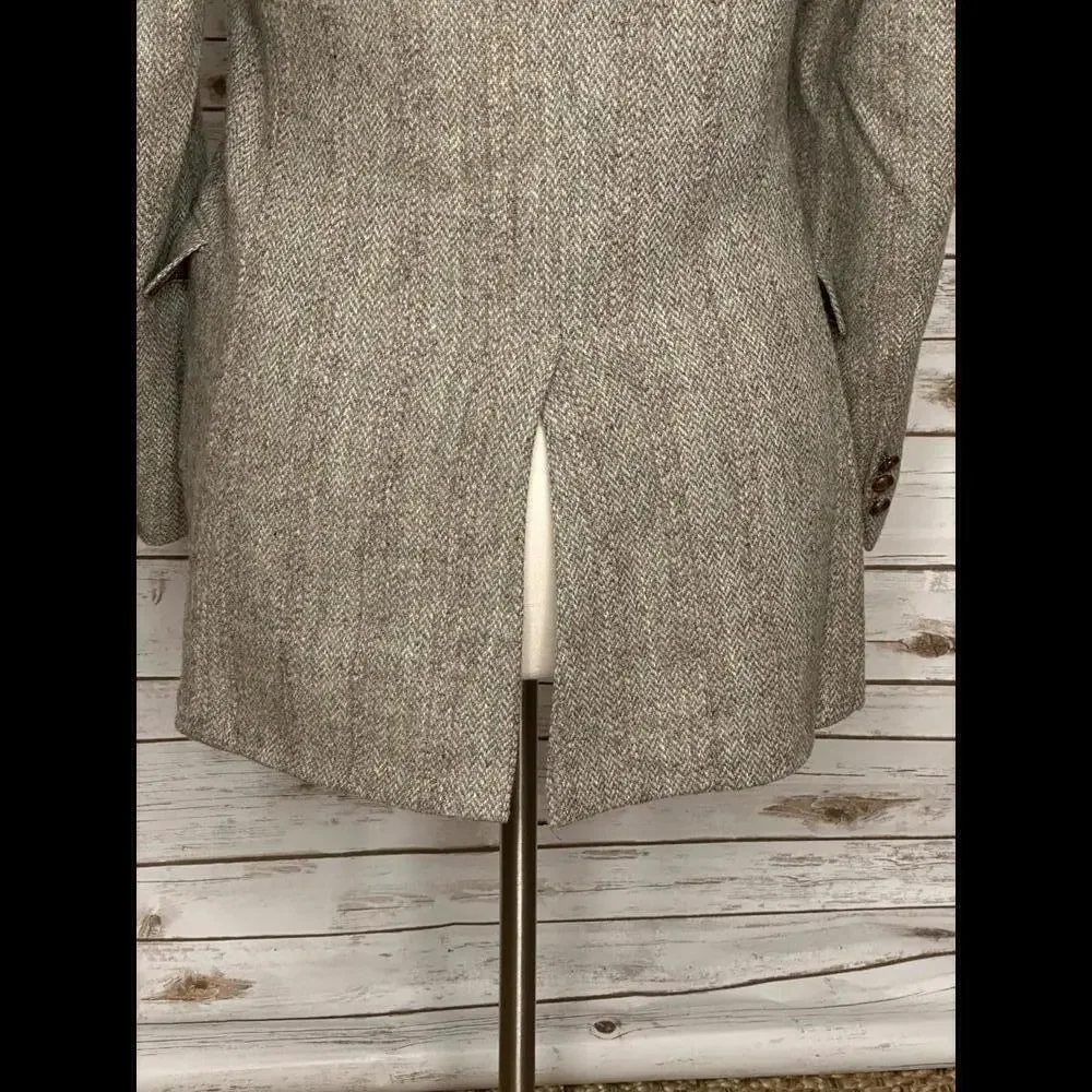 Vintage Asher Harris Tweed Union Made 100% Scottish wool blazer
